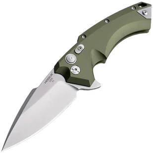 Nóż składany Hogue 34571 X5 3.5 Spear-Point Tumbled - OD Green - Noże - miniaturka - grafika 1