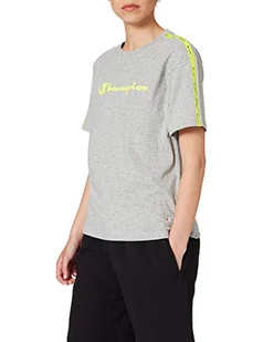 Champion Damska koszulka Seasonal Graphic Gallery Taped Crewneck, szary, XL - Koszulki i topy damskie - miniaturka - grafika 1
