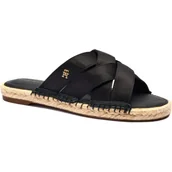 Klapki i japonki damskie - Tommy Hilfiger Klapki | z dodatkiem skóry - miniaturka - grafika 1