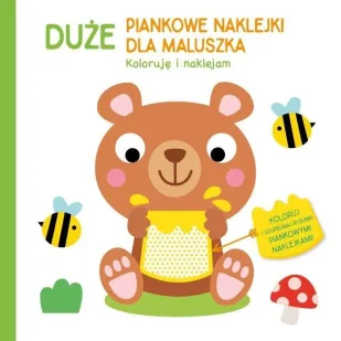 Duże piankowe naklejki dla maluszka. Miś - Baśnie, bajki, legendy - miniaturka - grafika 1