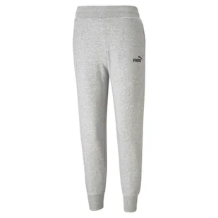Damskie spodnie dresowe Essentials PUMA Light Gray Heather - Spodnie sportowe damskie - miniaturka - grafika 1