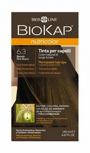 Biokap Nutricolor 6.3 Ciemny złoty blond - Farby do włosów i szampony koloryzujące - miniaturka - grafika 1