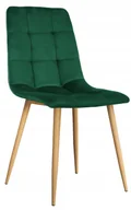 Krzesła - Krzesło Welurowe Tapicerowane Velvet Kuchenne Stylowe Trwałe Loft - miniaturka - grafika 1