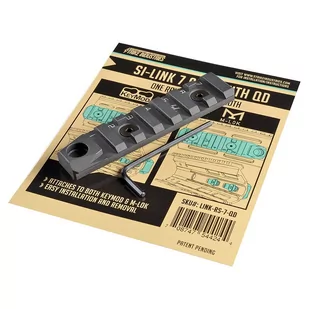 Strike Industries - Szyna LINK KeyMod &amp; M-Lok Rail 7 Slots QD - Czarny - Osprzęt do wiatrówek - miniaturka - grafika 4
