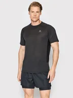 Koszulki sportowe męskie - Salomon Koszulka techniczna Cross Rebel LC1734000 Czarny Active Fit - miniaturka - grafika 1