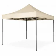 Pawilony ogrodowe - Goodhome Pawilon ogrodowy eventowy automatyczny samorozkładalny namiot daszek 3x3 m beżowy MultiGarden - miniaturka - grafika 1