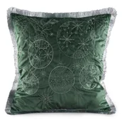 Poszewki na poduszki - Poszewka 45x45cm dekoracyjna Święta ciemnozielona - miniaturka - grafika 1