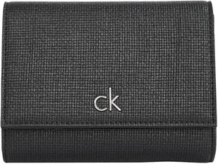 Calvin Klein Damski portfel na co dzień, średni, potrójnie składany, rozmiar 0ne, Ck czarny, 0ne Size - Portfele - miniaturka - grafika 1