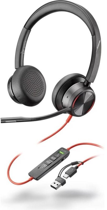 Poly Headset Blackwire C8225-M Stereo USB-C/A bulk