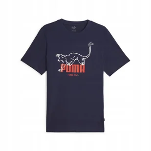 PUMA KOSZULKA GRAPHICS ANIMAL 67719006 r M - Koszulki męskie - miniaturka - grafika 1