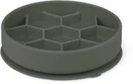 Miski dla psów - ZOLUX Miska silikonowa dla psa spowalniająca jedzenie M szara 16x16 cm - miniaturka - grafika 1