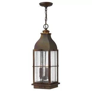 Elstead Lighting Bingham 3Lt Chain Lantern HK/BINGHAM8 Lampa wisząca ogrodowa IP23 stylowa HK/BINGHAM8) - Lampy ogrodowe - miniaturka - grafika 1