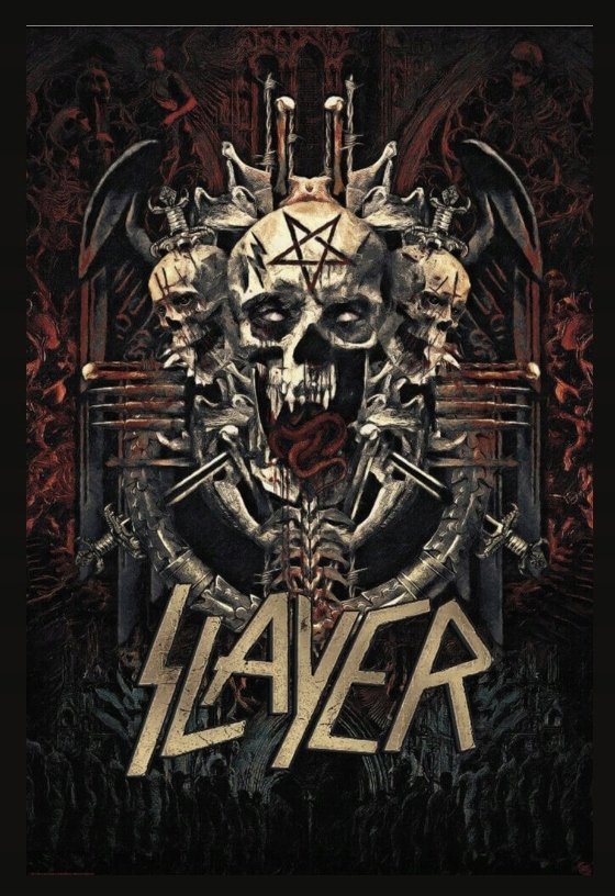 PODKŁADKA POD MYSZ Z Nadrukiem 22x18 cm SLAYER - SKULLAGRAM Tekst Prezent