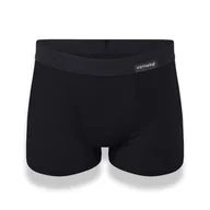 Majtki męskie - Bokserki męskie CORNETTE AU 220 obcisłe, czarne XXL - miniaturka - grafika 1