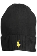 Czapki męskie - CZAPKA MĘSKA RALPH LAUREN CZARNA - miniaturka - grafika 1