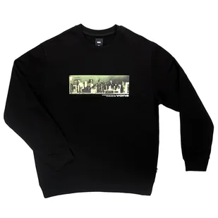 Bluza Vans Epitome Crew VN000HP3BLK - czarna - Bluzy męskie - miniaturka - grafika 1