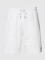 Spodnie sportowe męskie - Szorty z dzianiny dresowej ze wzorem na całej powierzchni model ‘ATHLETIC’ - miniaturka - grafika 1