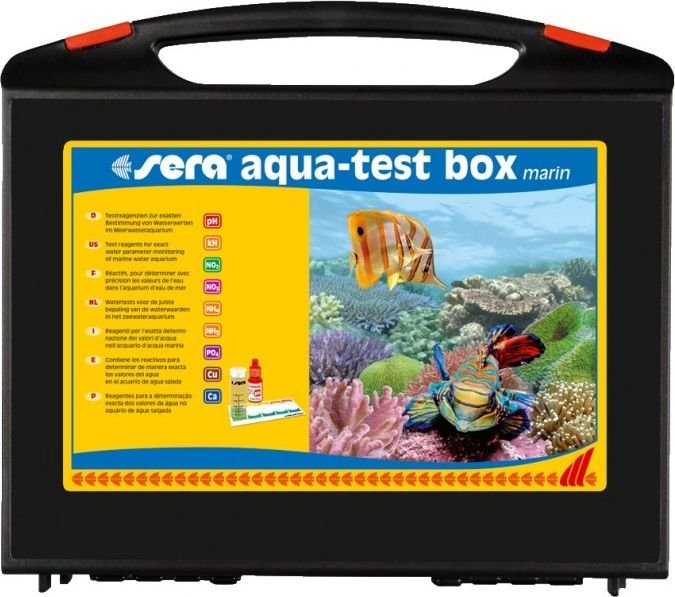Sera Walizka z testami aqua-test box marin + Ca