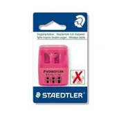 Przybory szkolne - STAEDTLER TEN Temperówka podwójna z pojem.plast.róż-neonowa512 60f20bk . - miniaturka - grafika 1