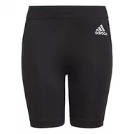 Rajstopy - adidas Tech-fit krótkie rajstopy 128 cm, czarne - miniaturka - grafika 1