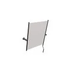 Lustra - Lustro uchylne z rączką szkło bezpieczne-certyfikat- ANDEX Bez Barier 830NG czarny - miniaturka - grafika 1