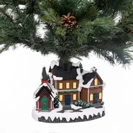 Stojaki choinkowe - Stojak na choinkę w kształcie wioski - miniaturka - grafika 1