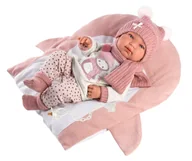 Lalki dla dziewczynek - Lalka bobas Tina 43 cm Llorens - miniaturka - grafika 1