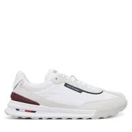 Sneakersy męskie - Sneakersy Tommy Hilfiger Retro Runner Seasonal FM0FM05425 Biały - miniaturka - grafika 1