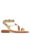 Sandały damskie - Aldo Sandały Grugar 13966798 Złoty - miniaturka - grafika 1