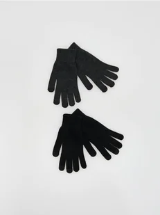 Reserved - Rękawiczki 2 pack - czarny - Czapki męskie - miniaturka - grafika 1