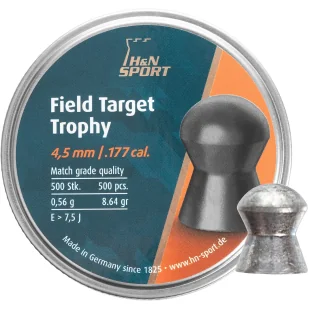 Śrut H&N 4.51mm Field Target Trophy 500 szt - Amunicja do wiatrówek - miniaturka - grafika 1