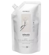 Farby do włosów i szampony koloryzujące - Montibello, Węglowy rozjaśniacz w kremie bez amoniaku, Denuee Soft Black, 400ml - miniaturka - grafika 1