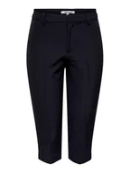 Spodnie damskie - ONLY Spodnie capri Gitta 15349571 Czarny Slim Fit - miniaturka - grafika 1