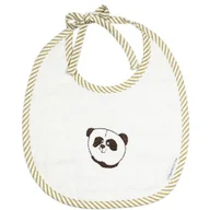 Śliniaki i fartuszki - BAMBOO LINE Śliniak bambusowy Panda ecru, 1szt. - miniaturka - grafika 1