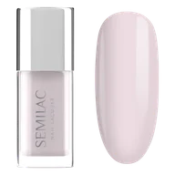 Lakiery hybrydowe - Semilac Lakier klasyczny Nail Laquer, 102 Sheer Milky Pink - miniaturka - grafika 1