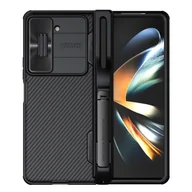 Etui i futerały do telefonów - Etui Nillkin CamShield Fold Case na Samsung Galaxy Z Fold 5 z dodatkowym uchwytem na rysik - czarne - miniaturka - grafika 1