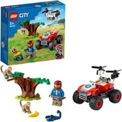 Klocki - LEGO CITY Quad ratowników dzikich zwierząt 60300 - miniaturka - grafika 1