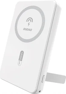 Dudao K14S+ 10000mAh 20W USB-A / USB-C / MagSafe z podstawką - biały - Powerbanki - miniaturka - grafika 1