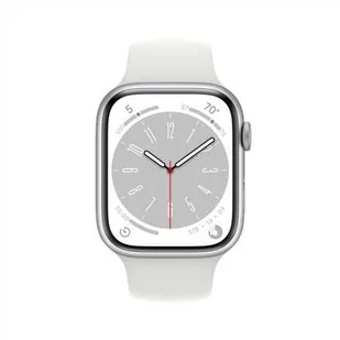 Apple Watch 8 GPS 45mm Aluminium Biały - Smartwatch - miniaturka - grafika 2