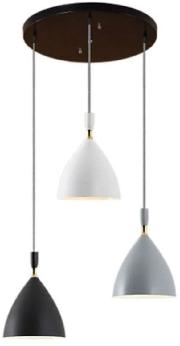 Lampa sufitowa loftowa metalowa wisząca AT18-3SZ-MIX