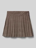 Sukienki i spódniczki dla dziewczynek - Spódnica mini z dodatkiem wiskozy z plisami - miniaturka - grafika 1