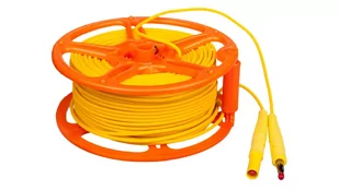 Conotech 50 m żółty na szpuli (wtyki bananowe) WAPRZ050YEBBSZ - Przewody elektryczne - miniaturka - grafika 1