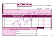 Druki akcydensowe - format Panta-plast, faktura dla zwolnionych z podatku, A5 - miniaturka - grafika 1