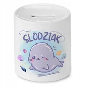 Skarbonki - Skarbonka Z Foczką Foczki Słodki na Prezent z Nadrukiem ze Zdjęciem - miniaturka - grafika 1