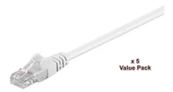 Kable miedziane - Microconnect V-UTP515WVP kabel sieciowy Biały 15 m Cat5e U/UTP (UTP) - miniaturka - grafika 1