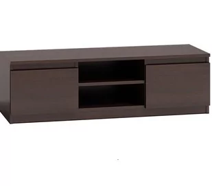 Topeshop Szafka stolik RTV, wenge, 120x40x36 cm - Szafki RTV - miniaturka - grafika 1