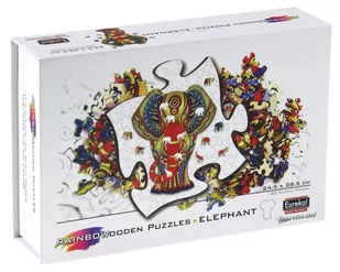 Puzzle drewniane Słoń G3 - Puzzle - miniaturka - grafika 1