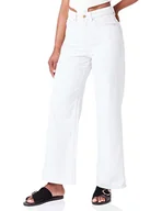 Spodnie damskie - VERO MODA VMKATHY SHR Wide CLR dżinsy damskie PTT o szerokim kroju, Snow White, 30W / 30L - miniaturka - grafika 1
