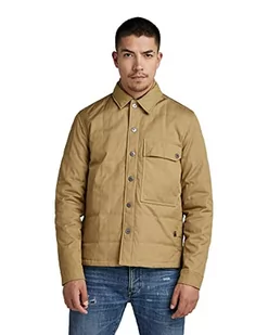 G-STAR RAW Postino pikowana kurtka męska, Braun (Fennel Seed 9706-c961), XL - Kurtki męskie - miniaturka - grafika 1