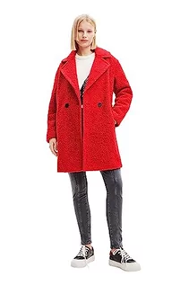 Płaszcze damskie - Desigual Płaszcz London, 3061 czerwony, XXL, czerwony, XXL - grafika 1